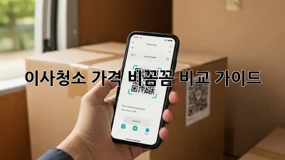 이사청소 가격 비꼼꼼 비교 가이드